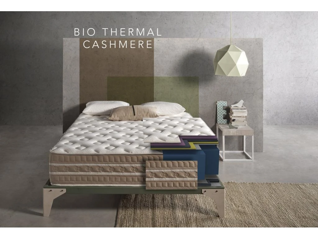 Matelas 200x200 Bio Thermal Cashmere | Mousse á Mémoire De Forme | épaisseur 30 Cm | 11 Zones De Confort | Certifié Oeko-tex® - Accueil Moelleux 7 Matelas 200x200 Bio Thermal Cashmere | Mousse á Mémoire De Forme | épaisseur 30 Cm | 11 Zones De Confort | Certifié Oeko-tex® - Accueil Moelleux – Image 5