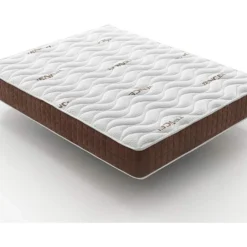 Matelas 135x190 Mousse Visco Ergo Anatomique | Mousse H.r. Haute Densité | épaisseur 19 Cm | Triple Couche System - Double Face été-hiver