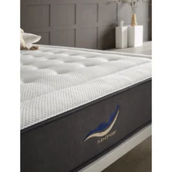 Matelas Mousse 90x200 Therapy Carbone Anti Stress® | Mousse H.r. | épaisseur 19 Cm | Orthopédique | Tissu 3d Système Airfresh -Sominova Soldes Boutique matelas 21963479