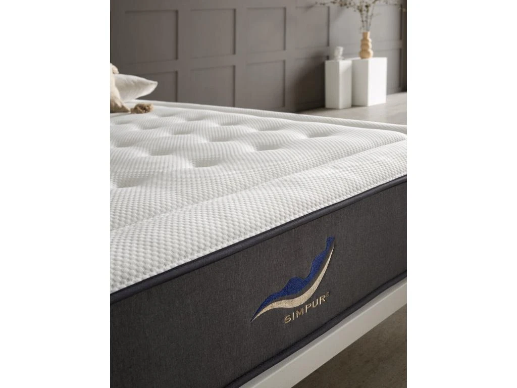 Matelas 140x200 Mousse A Mémoire De Forme SIMPUR EXCLUSIVE SPORT | épaisseur +/- 30 Cm | Avec Visco Hr Haute Densité | Soutien Semi-ferme 5 Matelas 140x200 Mousse A Mémoire De Forme SIMPUR EXCLUSIVE SPORT | épaisseur +/- 30 Cm | Avec Visco Hr Haute Densité | Soutien Semi-ferme – Image 3