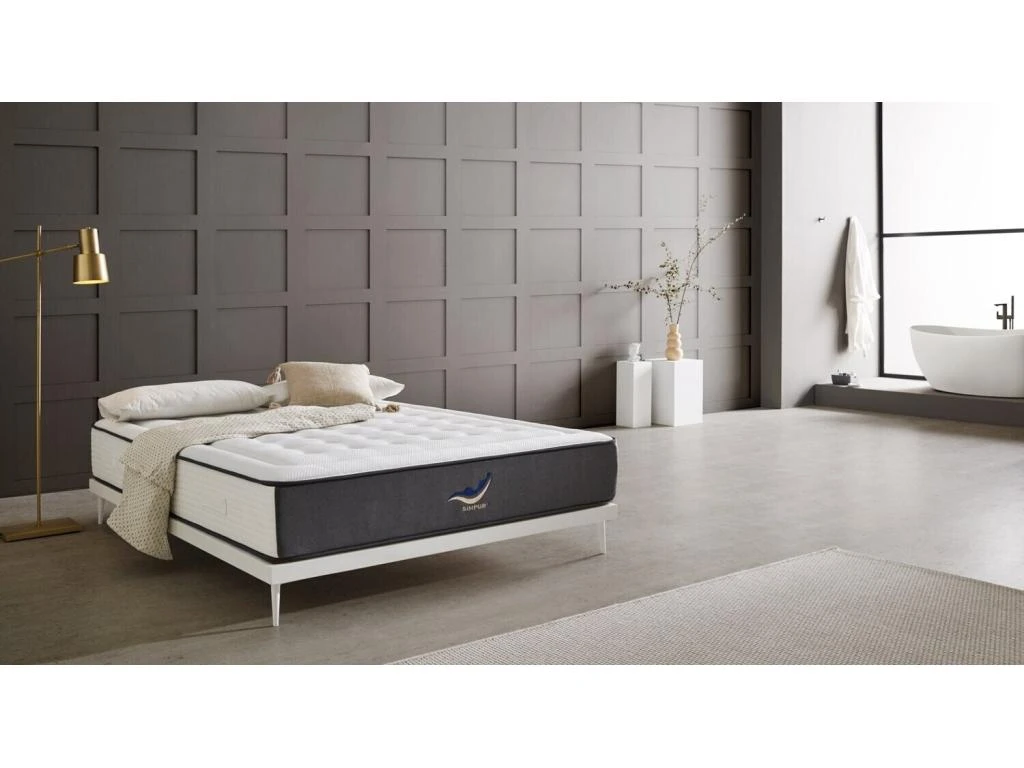 Matelas 90x200 Ressorts Ensachés SIMPUR EXCLUSIVE SPORT | épaisseur +/- 30 Cm | Avec Mousse Hr Haute Densité | Soutien Semi-ferme 5 Matelas 90x200 Ressorts Ensachés SIMPUR EXCLUSIVE SPORT | épaisseur +/- 30 Cm | Avec Mousse Hr Haute Densité | Soutien Semi-ferme – Image 3