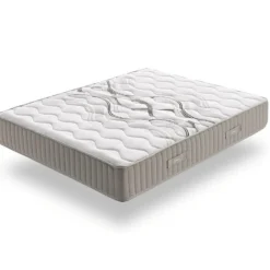 Matelas 135x190 Visco Spring | Ressorts Ensachés Et Mousse Hr Haute Densité | Epaisseur 26 Cm | 11 Zones De Confort - Système Multicouche