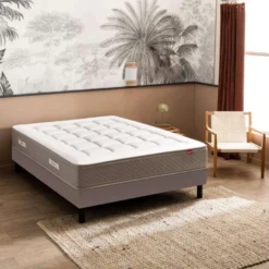 Matelas Capitonné Epeda Ressorts Ensachés, Cachemire Et Soie Le Majestueux 90x190 -Sominova Soldes Boutique matelas 22463171