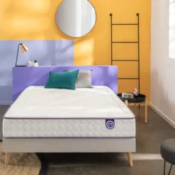 Matelas Merinos Ressorts Ensachés, Mémoire De Forme Et Latex Full Bed 140x200 -Sominova Soldes Boutique matelas 22463985