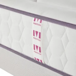 Matelas Merinos Ressorts Ensachés, Mémoire De Forme Et Latex Full Bed 200x200 -Sominova Soldes Boutique matelas 22464747