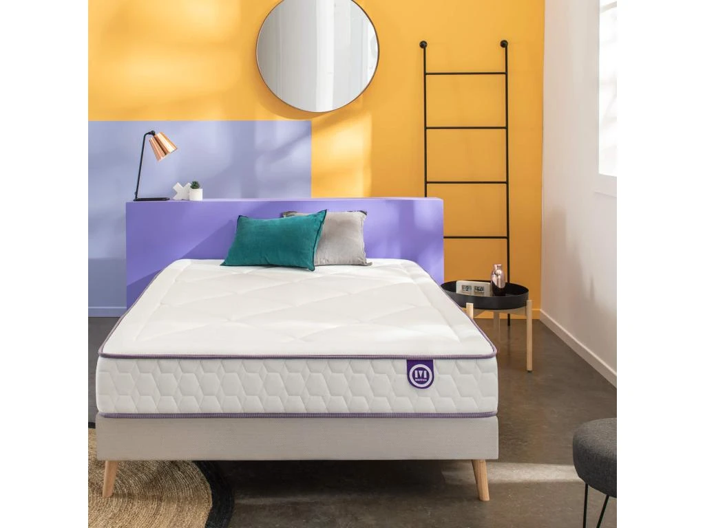 Matelas Merinos Ressorts Ensachés, Mémoire De Forme Et Latex Full Bed 80x200 6 Matelas Merinos Ressorts Ensachés, Mémoire De Forme Et Latex Full Bed 80x200 – Image 4