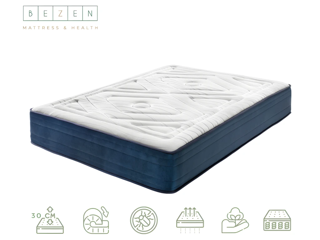 Bezen Matelas à Ressorts Ensachés Nirvana Grand Hôtel | 30 Cm | 140X200 5 Bezen Matelas à Ressorts Ensachés Nirvana Grand Hôtel | 30 Cm | 140X200 – Image 3