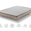 Matelas Bambou 21 Cm | Mémoire De Forme | Fermeté Optimale 80X200 -Sominova Soldes Boutique matelas 22903911