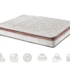 Matelas 80X200 Extradoux 7 Zones à Mémoire De Forme 21 Cm - Toscana Deluxe - équilibré - Literie Confort -Sominova Soldes Boutique matelas 22905243