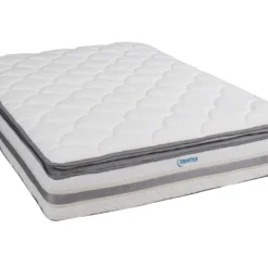 Matelas 150 X 190 Cm Ressorts Ensachés Et Surmatelas Intégré ép.29cm - CANTERBURY De DREAMEA