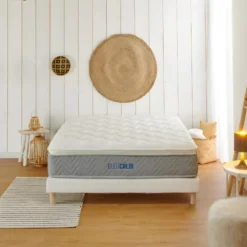 Matelas Ressorts Ensachés, Mousse Mémoire De Forme Et 7 Zones De Confort L'Ideal Premium - 90x200cm -Sominova Soldes Boutique matelas 22987037