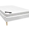 Ensemble Sommier + Matelas Mémoire De Forme 7 Zones Et Mousse Haute Résilience COURCHEVEL De PALACIO ép.24cm -140 X 190 Cm -Sominova Soldes Boutique matelas 417475