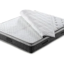 Matelas 140 X 190 Cm Ressorts Ensachés Et Surmatelas Déhoussable ép.32cm - COMO De PALACIO -Sominova Soldes Boutique matelas 502415