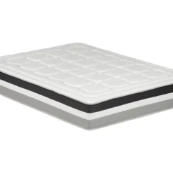 Matelas 140 X 190 Cm à Ressorts Ensachés 5 Zones Et Mémoire De Forme ép.28cm - LOUBIO De DREAMEA