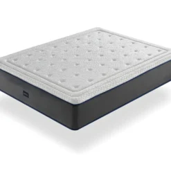 Matelas 90X200 OLYMPO SPRING, Epaisseur 30 CM, Moussee A Memoire, Ressorts, Ergonomique Et Respirant. Fermeté 3/5 Moyenne