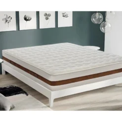 Matelas à Mémoire De Forme Avec 5 Cm De Mémoire Hauteur 22 Cm Modèle Bolsena 180x200 Cm