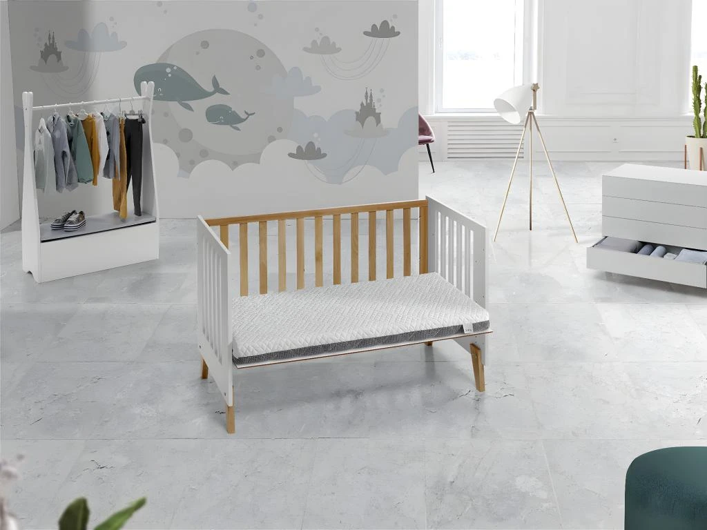 Matelas Bebe Mousse A Memoire 70X140X11 CM THEO, Respirant Et Dehoussable. Fermete Ideale 4 Matelas Bebe Mousse A Memoire 70X140X11 CM THEO, Respirant Et Dehoussable. Fermete Ideale – Image 2