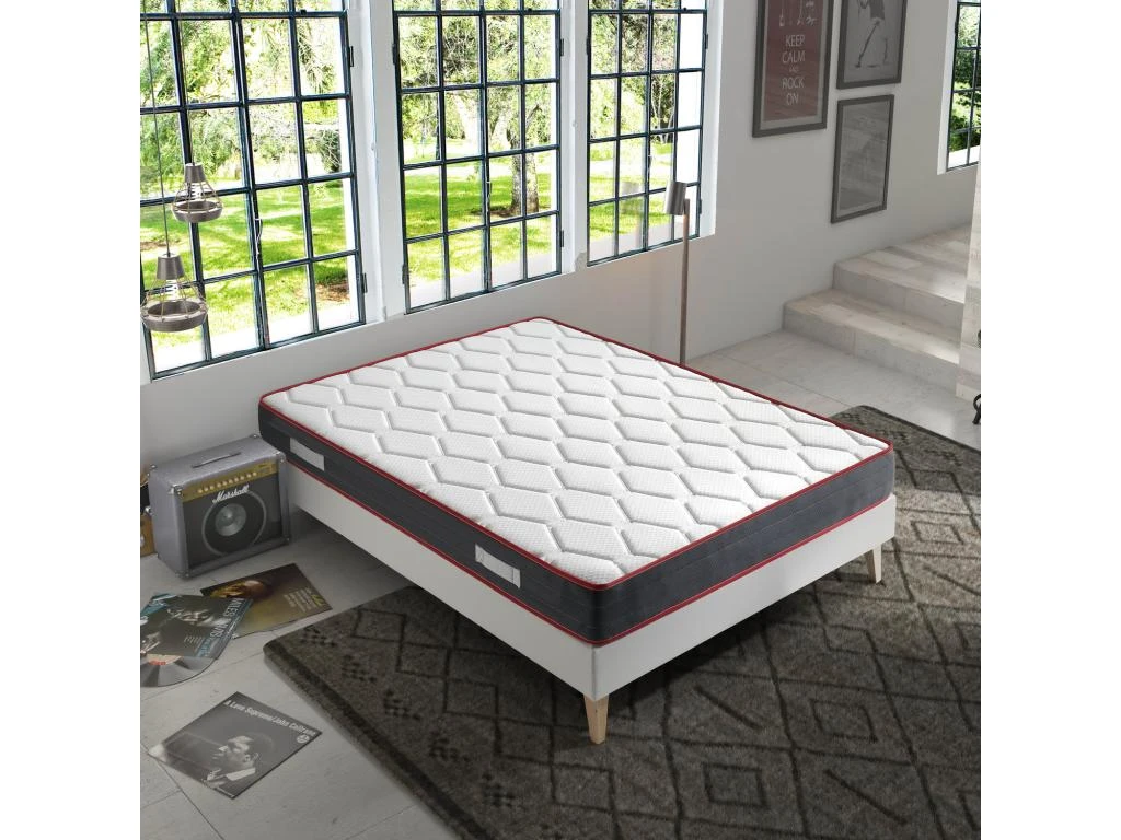 Matelas à Mémoire De Forme ERGO-CONFORT 150X190,22cm épaisseur 4 Matelas à Mémoire De Forme ERGO-CONFORT 150X190,22cm épaisseur – Image 2