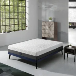 Matelas 80X200 COSMO, Epaisseur 25 CM, Dehoussable, Ergonomique, Hybride Et Respirant. Fermeté 3/5 Moyenne