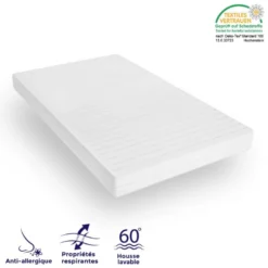 Matelas Soutien Ferme - Matelas 7 Zones Housse Lavable - Matelas 120x190