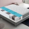 Matelas à Ressorts Ensachés Mémoire De Forme 9 Zones Différenciées Orthopédie - Anatomique - 90x200 Cm -Sominova Soldes Boutique matelas 9020013