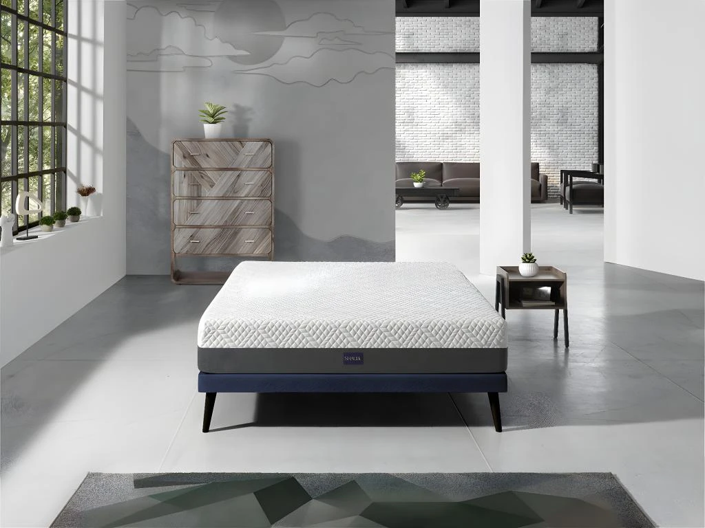 Matelas 90X200 COSMO SPRING, Epaisseur 25 CM, Dehoussable, Ergonomique, Hybride Et Ressorts. Fermete 3/5 Moyenne 5 Matelas 90X200 COSMO SPRING, Epaisseur 25 CM, Dehoussable, Ergonomique, Hybride Et Ressorts. Fermete 3/5 Moyenne – Image 3