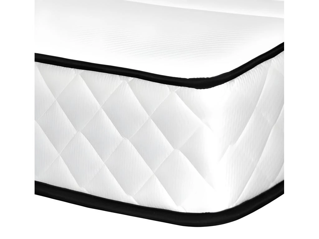 Matelas A Ressorts Ensaches - Mathieu + 4 Cm Memoire - 90x190 H 21 Cm - Accueil Moelleux - Ferme 4 Matelas A Ressorts Ensaches - Mathieu + 4 Cm Memoire - 90x190 H 21 Cm - Accueil Moelleux - Ferme â Image 2