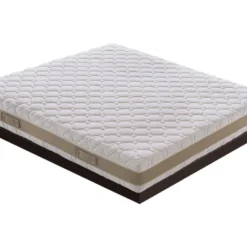 Matelas à Mémoire De Forme, 3 Couches, Déhoussable, 5 Cm De Mousse à Mémoire De Forme, 7 Zones De Confort 80x200 Cm -Sominova Soldes Boutique matelas 9031091