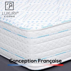 Matelas 140x190 Cm Thermotec Dream, Mémoire De Forme, 10 Zones De Confort, Indépendance Du Couchage, Réversible, Orthopédique, 24 Cm -Sominova Soldes Boutique matelas 9044879