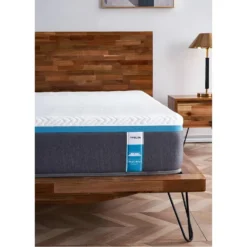 Matelas 140x190cm Equilibré, Latex Naturel Et Gel Mémoire De Forme, 28 Cm D'épaisseur -Sominova Soldes Boutique matelas 9193067