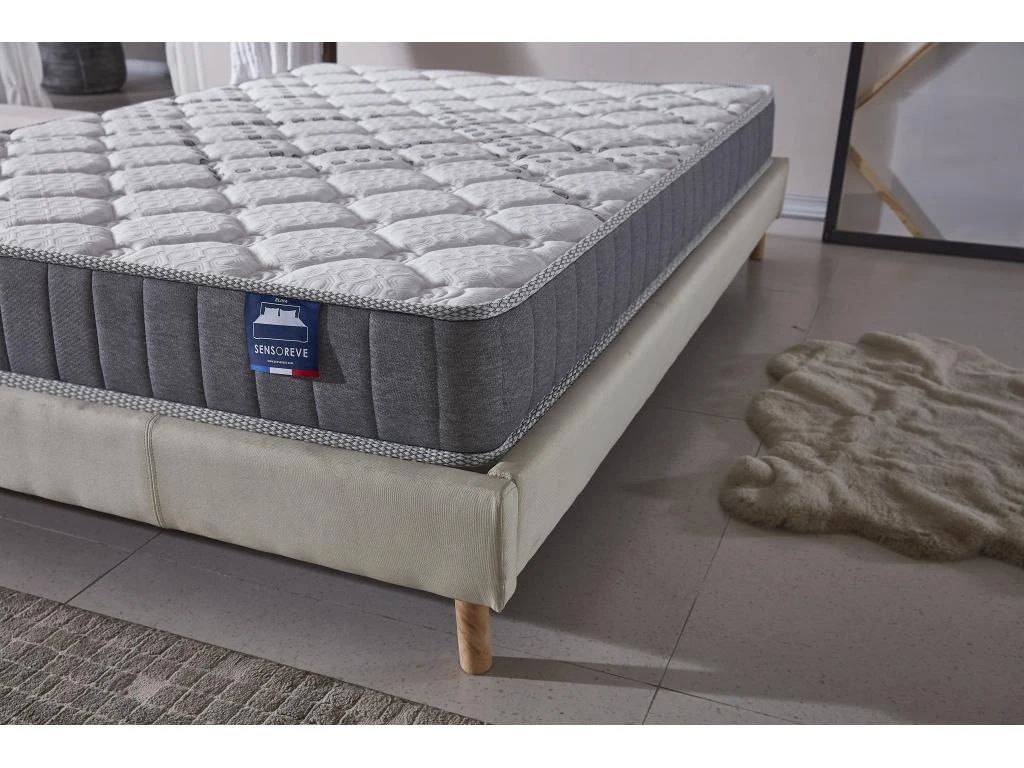 Matelas Eliha 140x200cm - Technologie Hybrid: Ressorts Ensachés + Mousse HDensité-Épaisseur 20cm-Soutien Tonique Parfait & Indépendance De Couchage-Label SANITIZED 6 Matelas Eliha 140x200cm - Technologie Hybrid: Ressorts Ensachés + Mousse HDensité-Épaisseur 20cm-Soutien Tonique Parfait & Indépendance De Couchage-Label SANITIZED – Image 4