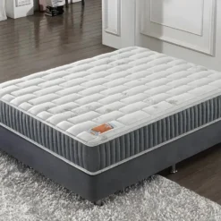 Matelas Galice 160x200cm - Hybrid:Ressorts Ensachés+Mousse Mémoire De Forme-Épaisseur 25cm-Soutien Tonique Parfait & Indépendance De Couchage-Label SANITIZED -Sominova Soldes Boutique matelas 9273883