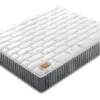 Matelas Galice 200x200cm - Hybrid:Ressorts Ensachés+Mousse Mémoire De Forme-Épaisseur 25cm-Soutien Tonique Parfait & Indépendance De Couchage-Label SANITIZED