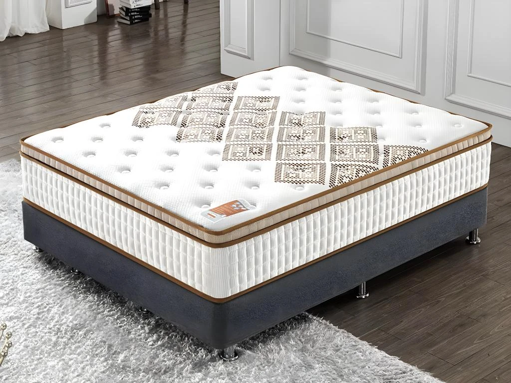 Matelas Errakis 140x190cm - Technologie Hybrid: Ressorts Ensachés + Mousse HDensité-Épaisseur 28cm- Soutien Tonique Parfait & Confort Hôtel- Label SANITIZED 5 Matelas Errakis 140x190cm - Technologie Hybrid: Ressorts Ensachés + Mousse HDensité-Épaisseur 28cm- Soutien Tonique Parfait & Confort Hôtel- Label SANITIZED – Image 3