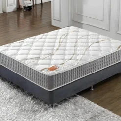 Matelas Essem 140x200cm - Technologie Hybrid: Ressorts Ensachés + Mousse HDensité-Épaisseur 25cm-Soutien Tonique Parfait & Indépendance De Couchage-Label SANITIZED -Sominova Soldes Boutique matelas 9274989