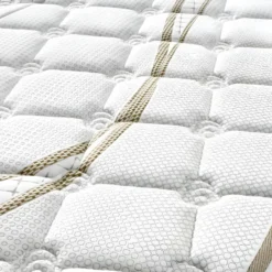 Matelas Essem 140x200cm - Technologie Hybrid: Ressorts Ensachés + Mousse HDensité-Épaisseur 25cm-Soutien Tonique Parfait & Indépendance De Couchage-Label SANITIZED -Sominova Soldes Boutique matelas 9274993