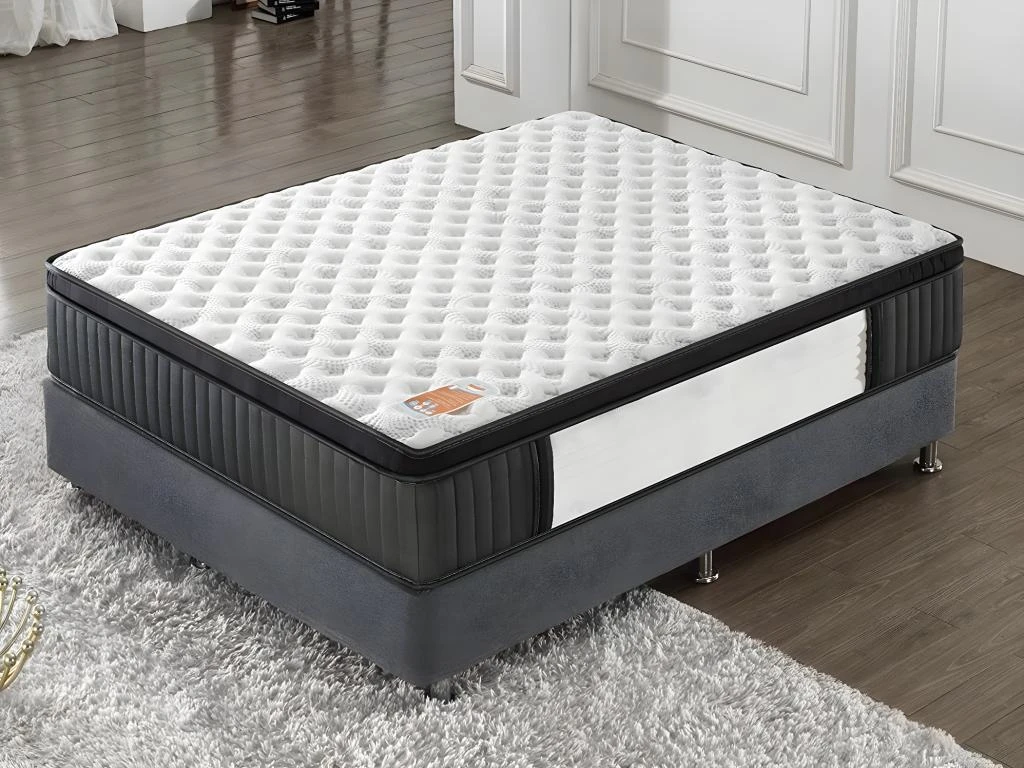 Matelas Elekctra 200x200cm - Hybride:Ressorts Ensachés+Mousse Mémoire De Forme-Épaisseur 30cm-Soutien Tonique Parfait & Indépendance De Couchage-Label 5 Matelas Elekctra 200x200cm - Hybride:Ressorts Ensachés+Mousse Mémoire De Forme-Épaisseur 30cm-Soutien Tonique Parfait & Indépendance De Couchage-Label – Image 3