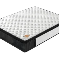 Matelas Elekctra 160x200cm - Hybride:Ressorts Ensachés+Mousse Mémoire De Forme-Épaisseur 30cm-Soutien Tonique Parfait & Indépendance De Couchage-Label