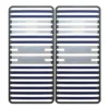 BLACKLINE - Lot De 2 Sommiers à Lattes 5 Zones De Confort 080x200cm -Sominova Soldes Boutique sommier 10672593