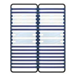 BLACKLINE - Lot De 2 Sommiers à Lattes 5 Zones De Confort 080x200cm -Sominova Soldes Boutique sommier 10672599