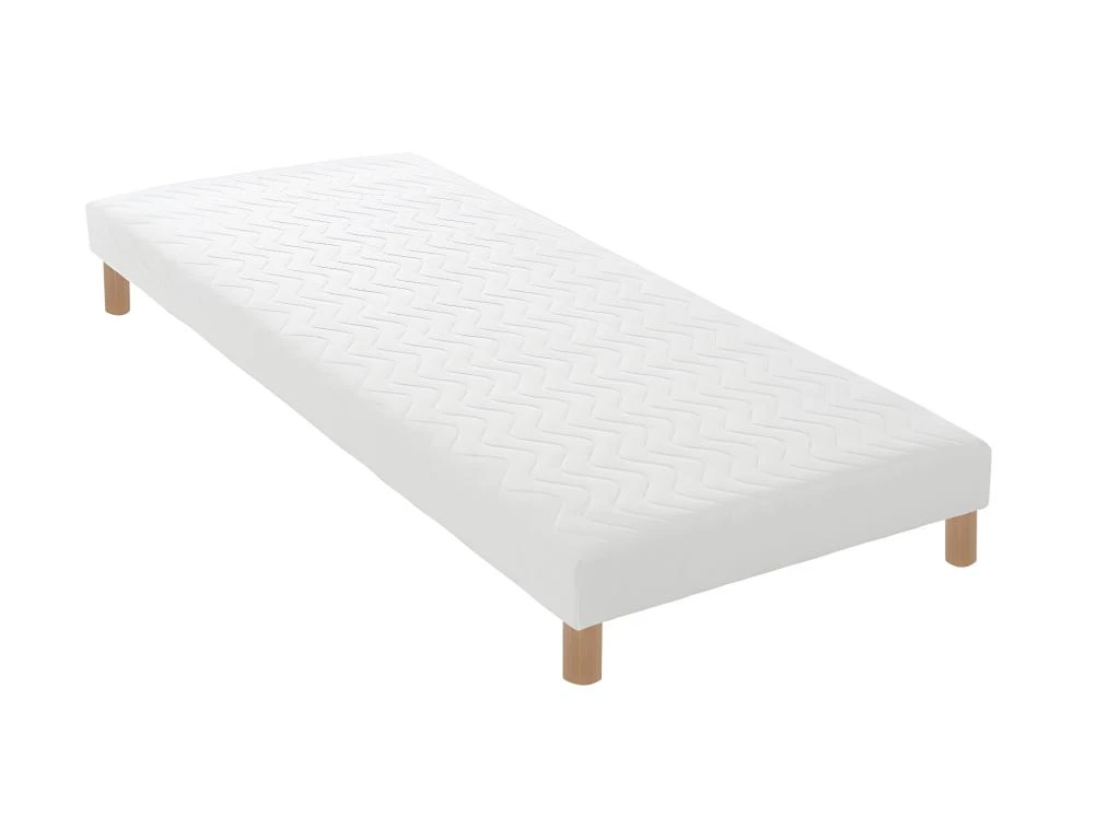 Sommier Tapissier à Lattes Blanc Made In France Dimensions - 80 X 200 Cm 3 Sommier Tapissier à Lattes Blanc Made In France Dimensions - 80 X 200 Cm