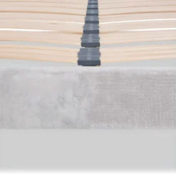 BELLECOUR LITERIE | Sommier à Lattes En Bois CAPITOLE 160x200 Cm | Coloris Gris Clair | Livré En Kit -Sominova Soldes Boutique sommier 11149627