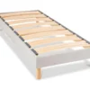 BELLECOUR LITERIE | Sommier à Lattes En Bois CAPITOLE 90x200 Cm | Coloris Gris Clair | Livré En Kit -Sominova Soldes Boutique sommier 11149659
