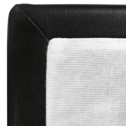 Sommier Tapissier 90x190 Cm En Simili Noir Et Pieds Métal - REMIMOS -Sominova Soldes Boutique sommier 11914509