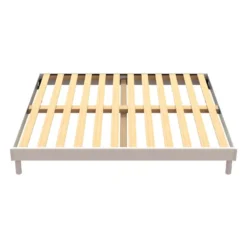 OLYMPE LITERIE | Sommier à Lattes KIT EASY 140x190 Cm Blanc -Sominova Soldes Boutique sommier 12528367