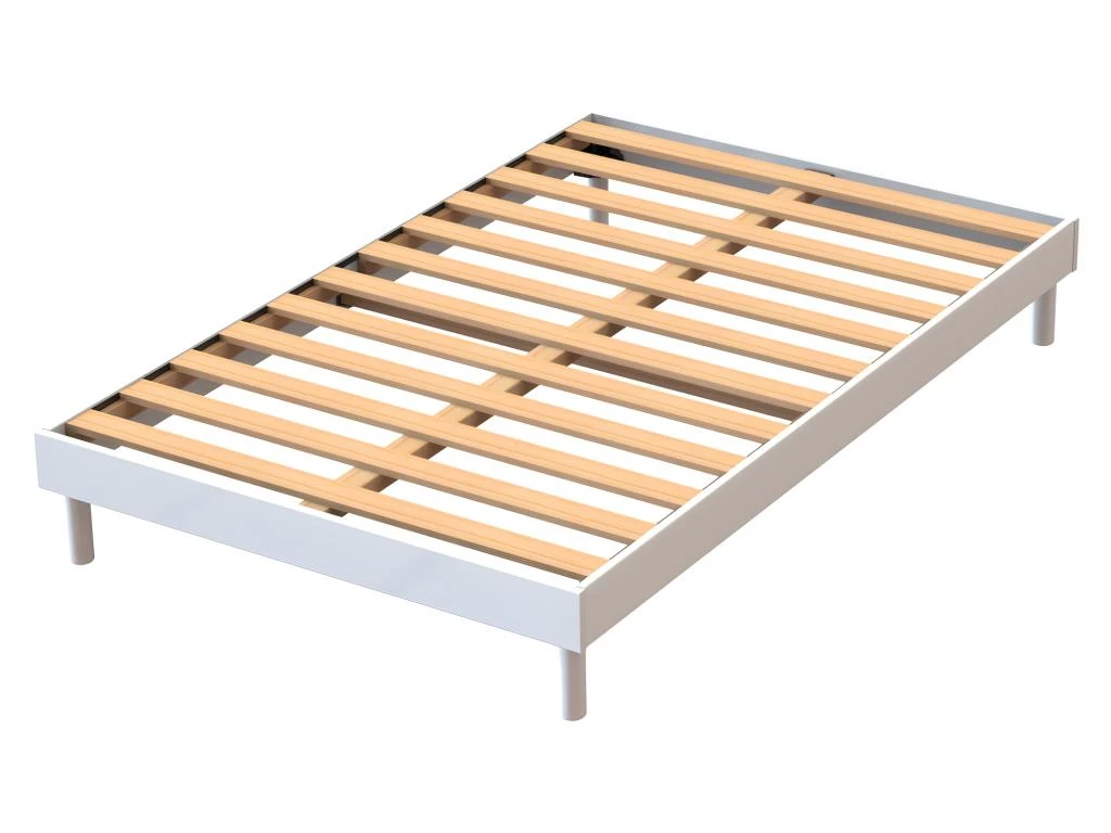 OLYMPE LITERIE | Sommier à Lattes KIT EASY 140x200 Cm Blanc 3 OLYMPE LITERIE | Sommier à Lattes KIT EASY 140x200 Cm Blanc