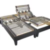 BELLECOUR LITERIE | Jeu De 2 Sommiers électriques ROCHEREAU 160x200 Cm | Lattes & Plots 2 BELLECOUR LITERIE | Jeu De 2 Sommiers électriques ROCHEREAU 160x200 Cm | Lattes & Plots -Sominova Soldes Boutique sommier 12528645