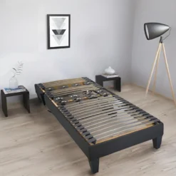 BELLECOUR LITERIE | Sommier électrique ROCHEREAU 80x200 Cm | Lattes & Plots -Sominova Soldes Boutique sommier 12528697