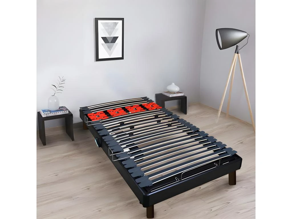BELLECOUR LITERIE | Sommier électrique BODYSOFT 70x190 Cm | Lattes & Plots 4 BELLECOUR LITERIE | Sommier électrique BODYSOFT 70x190 Cm | Lattes & Plots – Image 2