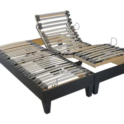 BELLECOUR LITERIE | Jeu De 2 Sommiers électriques AMIRAL 140x190 Cm | Lattes